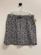 Athletic Skort By Chicos In Black & Cream, Size: 8 Online