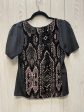 Blouse Short Sleeve By Rebecca Taylor In Black & Pink, Size: Xs Cheap