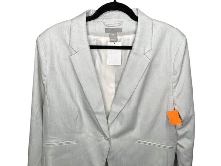 Blazer By H&m In Grey, Size: 18 Sale