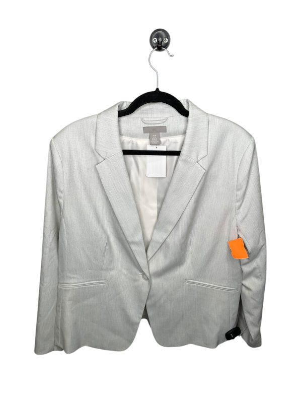 Blazer By H&m In Grey, Size: 18 Sale