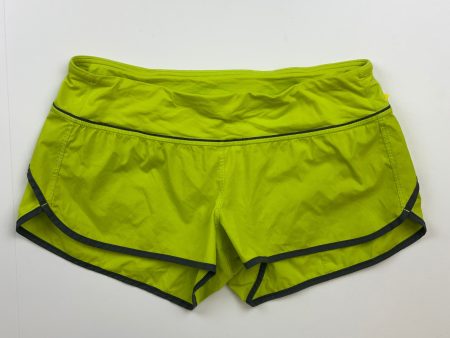 Athletic Shorts By Lululemon In Green, Size: 8 For Discount