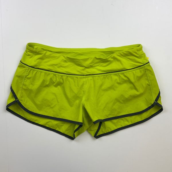 Athletic Shorts By Lululemon In Green, Size: 8 For Discount