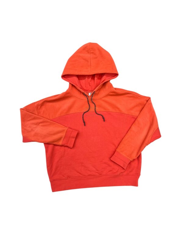 Athletic Sweatshirt Hoodie By Adidas In Orange, Size: M Discount