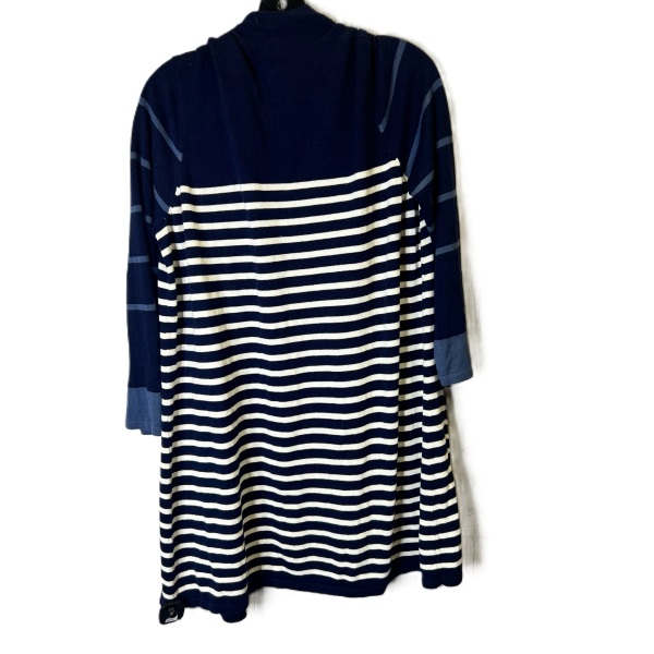 Cardigan By Molly + Isadora In Navy, Size: 1x For Cheap