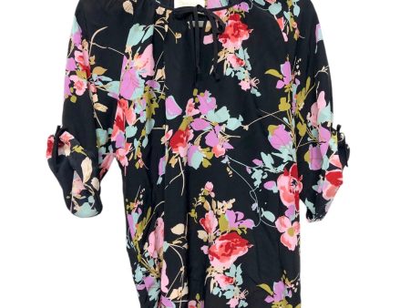 Blouse Short Sleeve By Yumi Kim In Floral Print, Size: M Hot on Sale