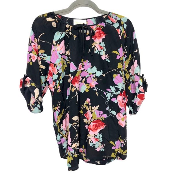 Blouse Short Sleeve By Yumi Kim In Floral Print, Size: M Hot on Sale