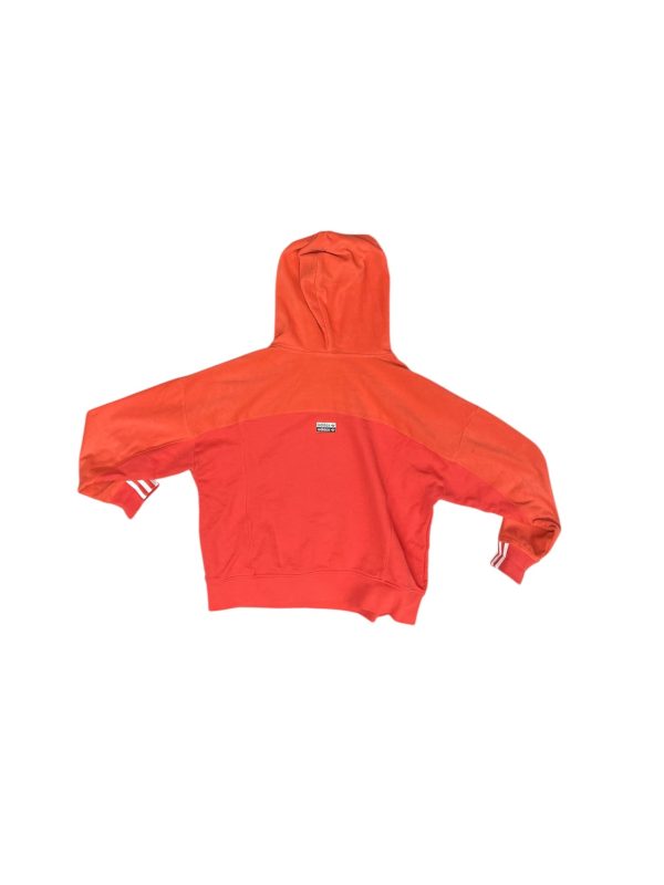 Athletic Sweatshirt Hoodie By Adidas In Orange, Size: M Discount