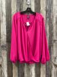 Blouse Long Sleeve By International Concepts In Pink, Size: 2x Cheap