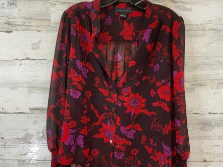 Blouse Long Sleeve By Sanctuary In Red, Size: S Hot on Sale