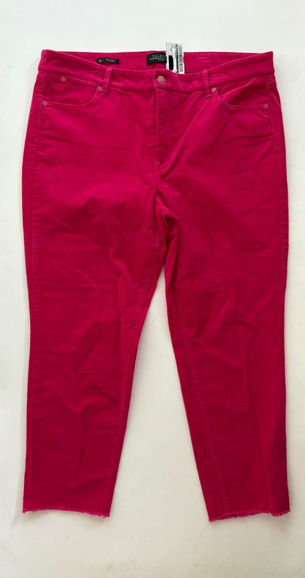 Pants Corduroy By Talbots O In Pink, Size: 14p For Cheap