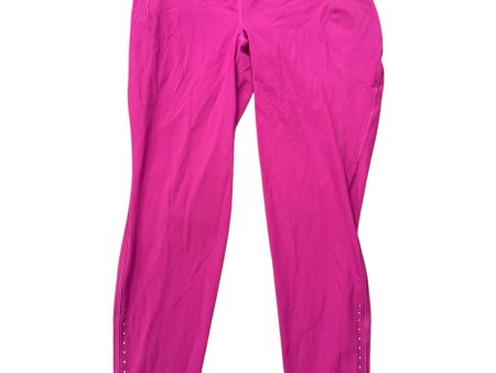 Athletic Leggings By Lululemon In Pink, Size: 16 on Sale